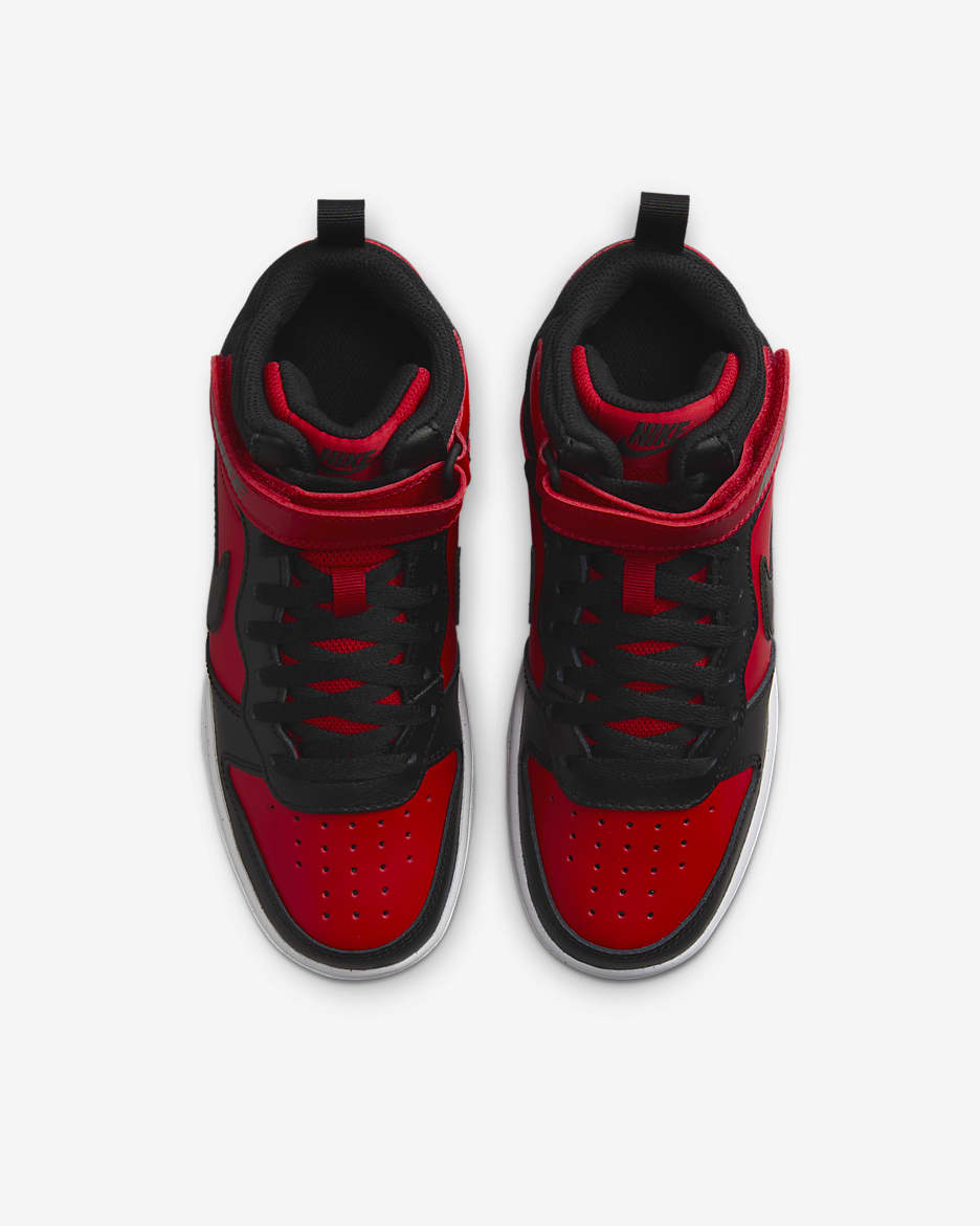 Red and black nike with strap on sale